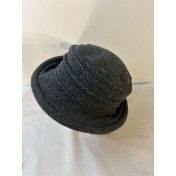 Scala wool gray women’s bucket hat - Picture 4 of 5
